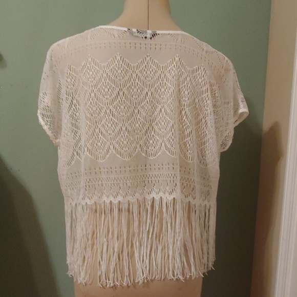 🌼 H&M Lace & Fringe Top - Picture 5 of 8